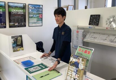 ゴルフ練習場の店舗スタッフ
